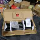 TONIAL Curtain Rods for Windows 66 to 120 Inch, Telescoping Splicing 3/4 Single Rods for Windows Decorative Drapery Rod 32 to 144 (2.6-12ft) with Small Finial, Black