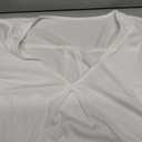 ACIEMR Women's Long Sleeve Tops Hide Belly Tunic Dressy Casual Blouse White Medium