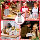 LemonRoad 6 Sets Christmas Kitchen Utensils Gifts Cheese Grater Metal 4 Sided Large Handheld Box Grater Gift for Cheese Ginger Potato Xmas Neighbor Family Supplies