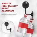 Helmet Hanger Wall Mount 180 Swivel Helmet Holder for Motorcycle Bike Racing Outerwear Sports Gear