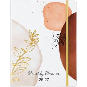 2026-2027 Monthly Planner - 9''  11'', 2 Year Monthly Calendar 2026-2027, Jan. 2026 - Dec. 2027, 24 Months Planner, Inner Pocket, Elastic Closure