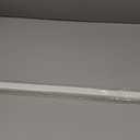 24 Inch Replacement Towel Bar for Ceramic Holder - Cut to Fit Any Size, Spring Loaded Adjustable Plastic Towel Rod for Porcelain Holders, No Demolition Installation, Rental & Vintage Bathroom Friendly (White)