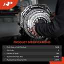 A-Premium Flywheel Compatible with Jeep Models - Grand Cherokee 1993-1996, Wrangler 1991-2004, TJ 1997-2004, Cherokee 1991-2001, Comanche 1991-1992 - L6 4.0L - Replace# 53020519AB