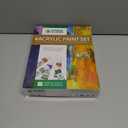 Norberg & Linden Acrylic Paint Set - Canvas and Acrylic Paint Sets for Adults, Teens, Kids - Includes 24 Vivid Colors, 3 Painting Canvas Panels, 6 Assorted Brushes & 1 Paint Knife (Multicolor)