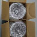 2Pcs Glass Candle Holders,Crystal Glass Candle Holder,Clear Pillar Taper Candlestick for Wedding, Party, Holiday Decoration (Lager)