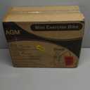 Mini Exercise Bike, AGM Under Desk Bike Pedal Exerciser Foot Cycle Arm & Leg Pedal Exerciser with LCD Screen Displays (Black)