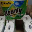 Bounty Quick Size Paper Towels, White, 8 Family Rolls