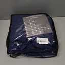 yescool Weighted Blanket (7 lbs, 41" x 60", Blue) Cooling Heavy Blanket for Sleeping Perfect for 60-90 lbs, Breathable Blanket with Premium Glass Bead, Machine Washable