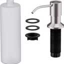 GIMILI Built in Sink Soap Dispenser or Lotion Dispenser for Kitchen Sink, Brushed Nickel