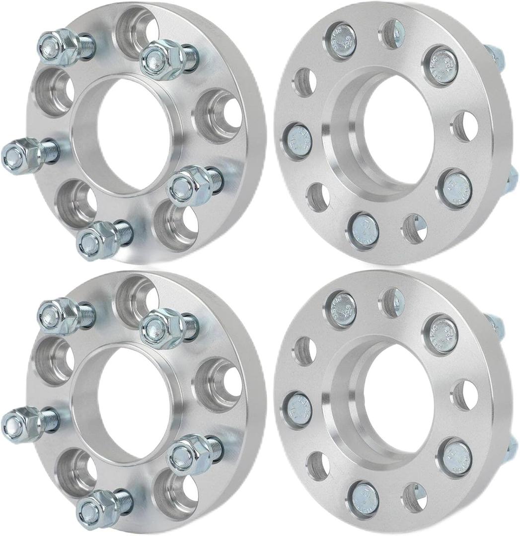 ECCPP 4PCS 5x115 to 5x115 Wheel Spacers Hub Centric 1"inch 5 Lug for 2005-2020 for Chevrolet Equinox| 2002-2012 for Chevrolet Impala| 1990-2001 for Chevrolet Lumina