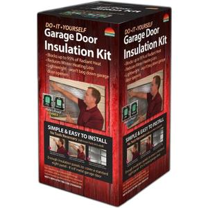 Garage Door Insulation Kit, Reflective, 8x8 Single Door