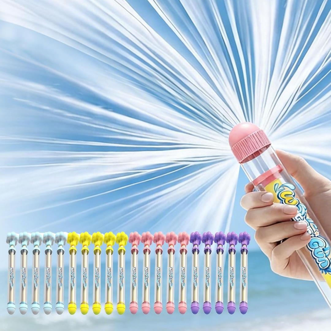 20 Packs Water Gun, Romantic Firework Style Water Spray Gun for Couples, Large Capacity Fire Works Watergun for Beach, Summer, Swimming Pool, Parties, Family Gatherings, Proposals