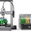Creality Hi Combo 3D Printer, Multi Color 3D Printer with CFS, 500mm/s High Speed Auto-Leveling Automatic Filament Reading Clog-Free Extruder 95% Pre-Assemble All-Metal Body 10.2410.2411.81inch