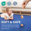 Baby Play Mat for Floor,1.3" Thick Memory foam Tummy Time Mat,Soft Coral Velvet Nursery Rug,Extra Large Non Slip for Toddlers,Infants,kids 79"×71"×1.3"