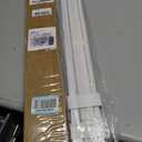 No Drill Cordless Vinyl Mini Blinds,White,30.5" W x 64" H