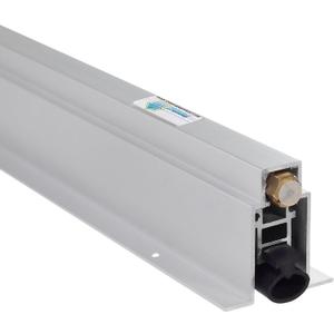 TMS Automatic Door Bottom Seal - Heavy Duty Metal Door Sweep with Neoprene Bulb Door Seal - 1" Drop - Fully Mortised (36 Inches)
