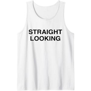 Straight Looking Tank Top (White, S)