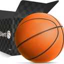 Silent Basketball Size 7 (29.5") | Noiseless Indoor Training Basketball - Quiet Dribbling, Grooved Airless PU Foam Ball with Real Feel & High Bounce