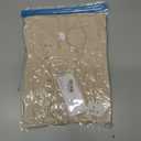 Men's Renaissance Costume, Pirate Shirt, Retro Lace-up Style for Medieval, Viking, Hippie and Halloween Cosplay (Beige, L)