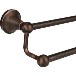 Antique Bathroom Double Towel Bar Oil Rubbed Bronze, 24 Inch Towel Racks for Bathroom Wall Mounted,Bathroom Towel Holder Bronze,Two Towel Rod Hanger for Hotel