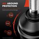 A-Premium 2 x Front Upper Ball Joints, Compatible with Jeep JL Series Wrangler 2018-2021, JT Series Gladiator 2020-2021