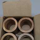 SAMHITA Handmade Acacia Wood Napkin Ring Set of 12 for Dining, Anniversary, Birthday, Christmas | Napkin Ring for Home and Kitchen Dcor