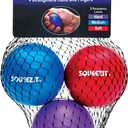 Unique Sports Tennis Elbow Therapy Squeeze-It Balls - 3 Resistance Levels Red