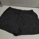 Short Sets for Men 2 Piece Lounge Set Solid Zipper Shirt and Stretch Shorts, Black, XL