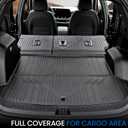 Cargo Mat with Backrest Mat for 2025-2026 Chevy Equinox(Only Gas)/GMC Terrain, All Weather TPE Trunk Cargo Mat Car Accessories for Chevrolet Equinox