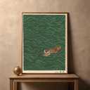 Animal Canvas Wall Art Funky Animal Canvas Wall Decor 16x24inch Unframed