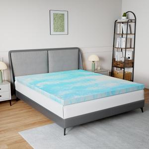 Novilla Mattress Topper Full Size - 3 Inch Cooling Memory Foam Mattress Topper, Slow-Rebound Pressure Relief, Soft Comfort