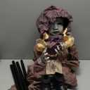 Animatronics Creepy 4 Ft Doll Halloween Animated 48 inch Decorations - Sound Activated with Sound, Light Up Eyes, Scary Move, Haunted House Holiday Decor Horror Prop for Indoor/Outdoor, Yard Lawn