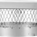 Draft King SS14U Round Bolt On Stainless Steel Single Flue Chimney Cap, 14" Diameter