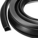 PATIKIL 13.1ft U Rubber Edge Trim Fit for 13mm Edge, 15 mm x 17 mm Black