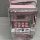 Pink Piggy Bank for Kids, ATM Machine Bank for Real Money with Debit Card, Bill Feeder, Coin Recognition, Balance Calculator, Electronic Savings Safe Box, Gifts for Teen Boy Girl, Medium