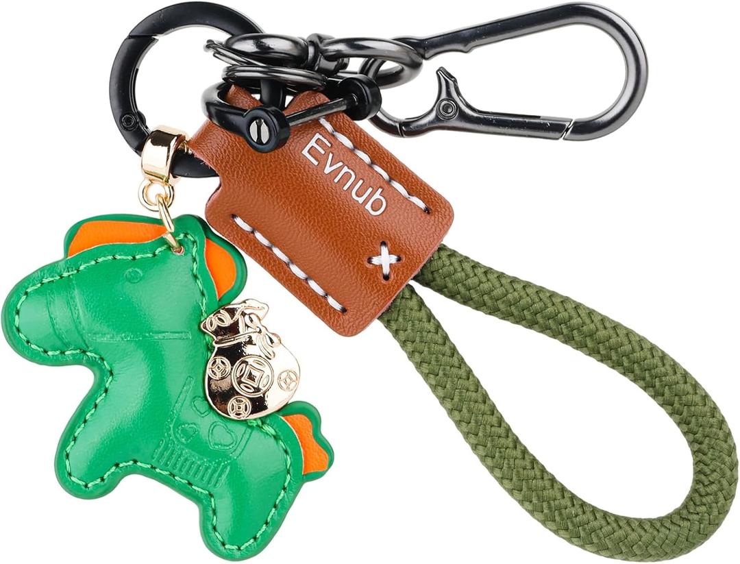 Leather Horse Bag Charm, Handbag Purse Pendant - Cute Keychain for Women Men | Gift Idea