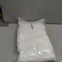 Homaxy 100% Cotton Waffle Weave Kitchen Dish Towels, Ultra Soft Absorbent Quick Drying Cleaning Towel, 13 x 28 Inches, 6-Pack, White