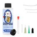 Craft Glue & Precision Tips, Craft Glue Bottles with Fine Tip, Quick Dry Clear, Strong Tacky Glues, Fabric Adhesive Permanent for Paper Crafting Scrapbooking/Etc (200ML)