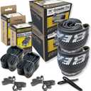 Growler Tire 26 x 2.125 Inch Tire Replacement Kits with or Without Inner Tubes. Includes Tools. Fits Bicycles with 26 x 1.75 or 26 x 2.125 Rim or Wheels. (Silver Logo)