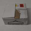 HOUSE DAY 11 Inch Velvet Baby Hangers 50 Pack Black, Premium Kids Hangers for Children/Infant/Toddler Clothes, Durable Non Slip Small Baby Felt Hanger for Closet, Ideal for Everyday Use Black