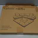 Ophanie Area Rugs for Bedroom, Christmas Upgrade Non-Slip Ivory Fluffy Soft Shag Living Room Carpet, Indoor Floor 4x6 Fuzzy Shaggy Living Room Plush Nursery Rug for Kids Home Dorm Decor Aesthetic