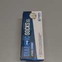 Doctor's Select Diabetic Ankle Socks with Grippers for Men and Women - 4 Pair 1/4 Length Neuropathy Socks for Women (Medium, 2 White / 2 Black - 4 Pairs)