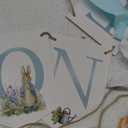 Peter Rabbit High Chair Banner - First Birthday Party Highchair Banner,Easter Peter Rabbit Party Supplies For Girls And Boys,Baby Shower Decorations (rabbit banner)