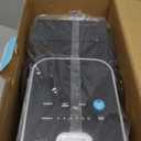 Single Serve Coffee Maker with Built-in Detachable Milk Frother, Iced and Hot Coffee Machine for K Cup & Grounds, 40oz Removable Water Reservoir, 6 Cup Sizes, Fits 7.3" Travel Mug, Black