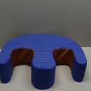 YZRYXHWL Bedridden Patient Turning Device-Multifunctional Turning Pillow PU Leather Anti-Bedsore Waterproof Paralyzed Bed Shift Nursing Products Helping The Elderly Turn Over Pillow (Blue)