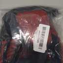 FantaLook Medium Red and Black Cosplay Wig with Harns Ears Glasses for Halloween