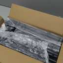 Calmootey Double Rod Clothing Garment Rack, Rolling Hanging Clothes Rack, Portable Clothes Organizer for Bedroom, Living Room, Clothing Store, Black