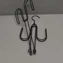 Hat Hangers for Closet, Stainless Steel Hat Organizer, Hat Racks for Baseball Caps, Cap Organizer for Baseball Caps, 1 Pack (Black)