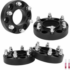 6x135mm to 6x135mm 1.25 inch(31.75mm) Hubcentric Wheel Spacers 87.1mm Bore for 2015-2022 Ford F150 Expedition Lobo, M14x1.5 Studs 6 Lugs Wheel Adapters fits 2015-2022 Lincoln Navigator, Set of 4