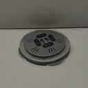 Hover Cover Collapsible Magnetic Splatter Cover, 10-Inch Clear BPA-Free Food Lid Vented Plate Guard with Steam Vents, Anti-Splash Microwave Lid, Dishwasher Safe Space-Saving Magnetic Storage, Charcoal